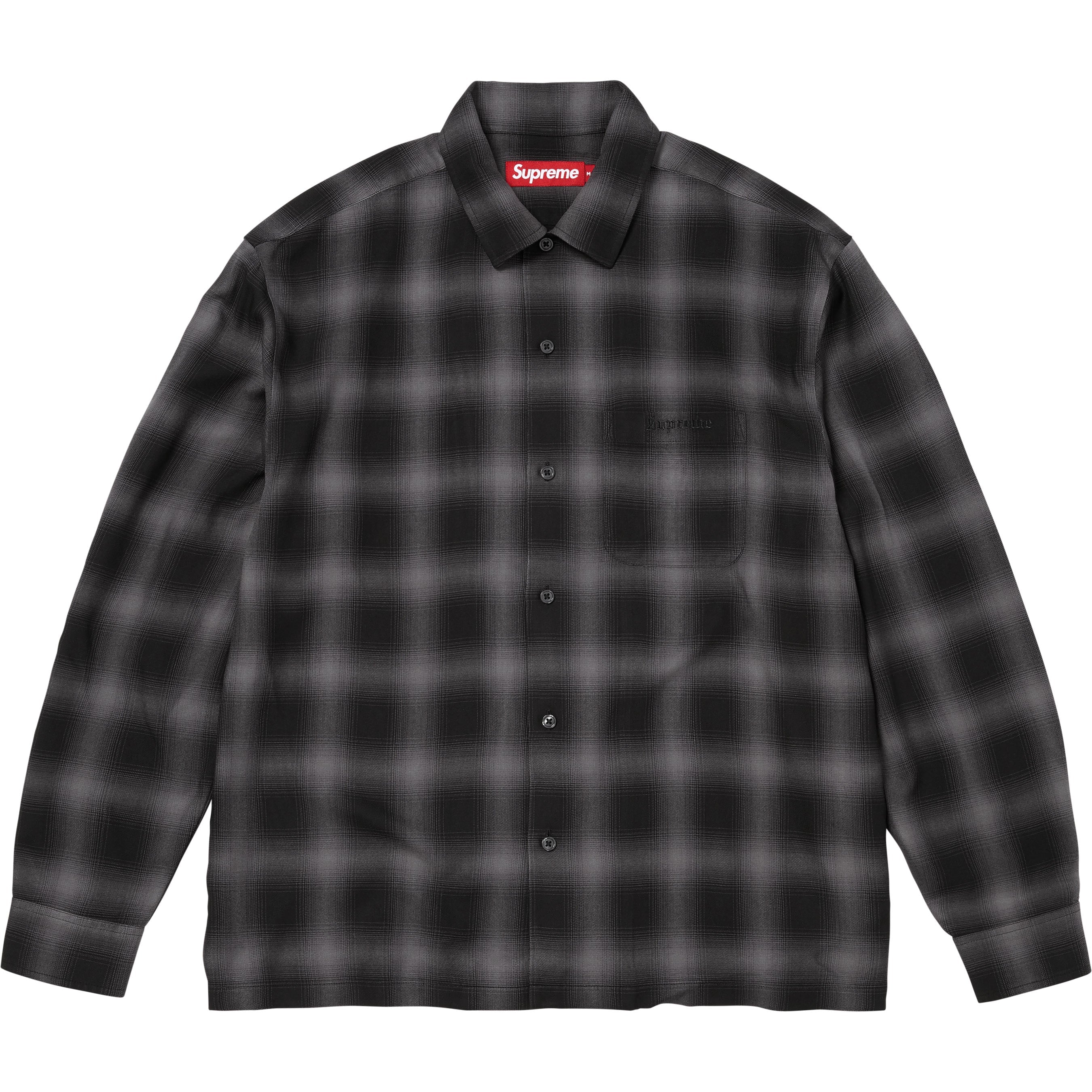 Shadow Plaid Rayon Shirt view 4